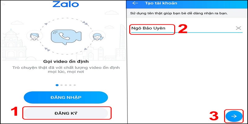Cần 2 số điện thoại khác nhau để đăng ký và xác thực