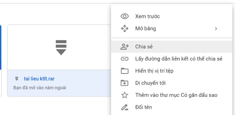 Google Drive mang đến cho bạn khả năng chia sẻ tệp và thư mục
