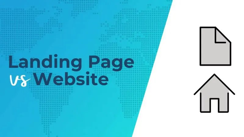 Phân biệt được landing page và website