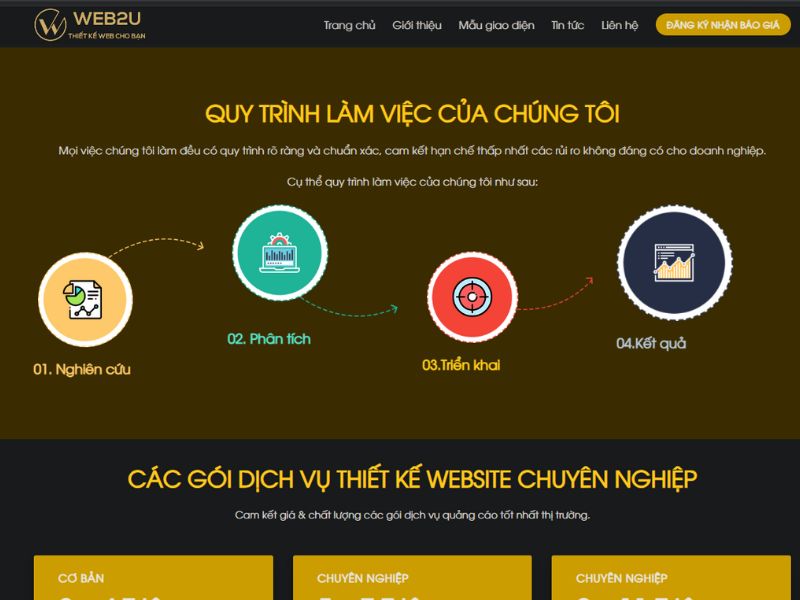 Web2u.vn là địa chỉ thiết kế trang web tin cậy cho khu vực Hà Nội