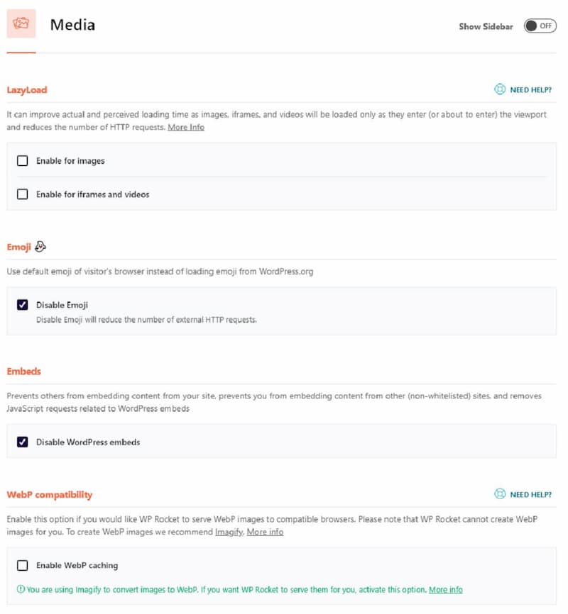 Thư viện hình ảnh sử dụng nhiều tính năng trên Rocket WP